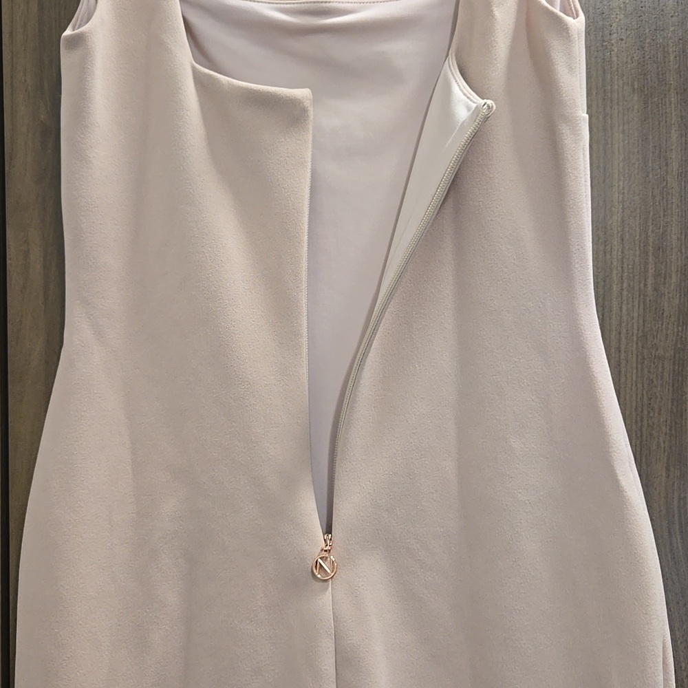 NOOKIE-NWT-Rendevous Mini Dress Sleeveless Square Neck Zip Stretch-Size Small - Picture 12 of 15
